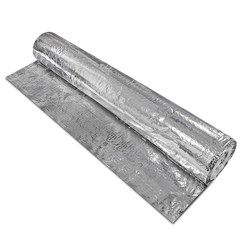 Imagem com um rolo de isolamento refletivo